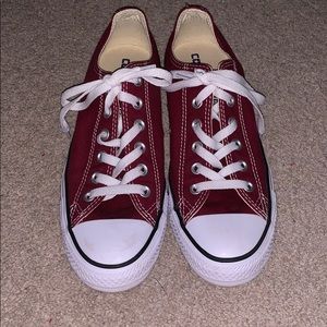 Maroon Converse
